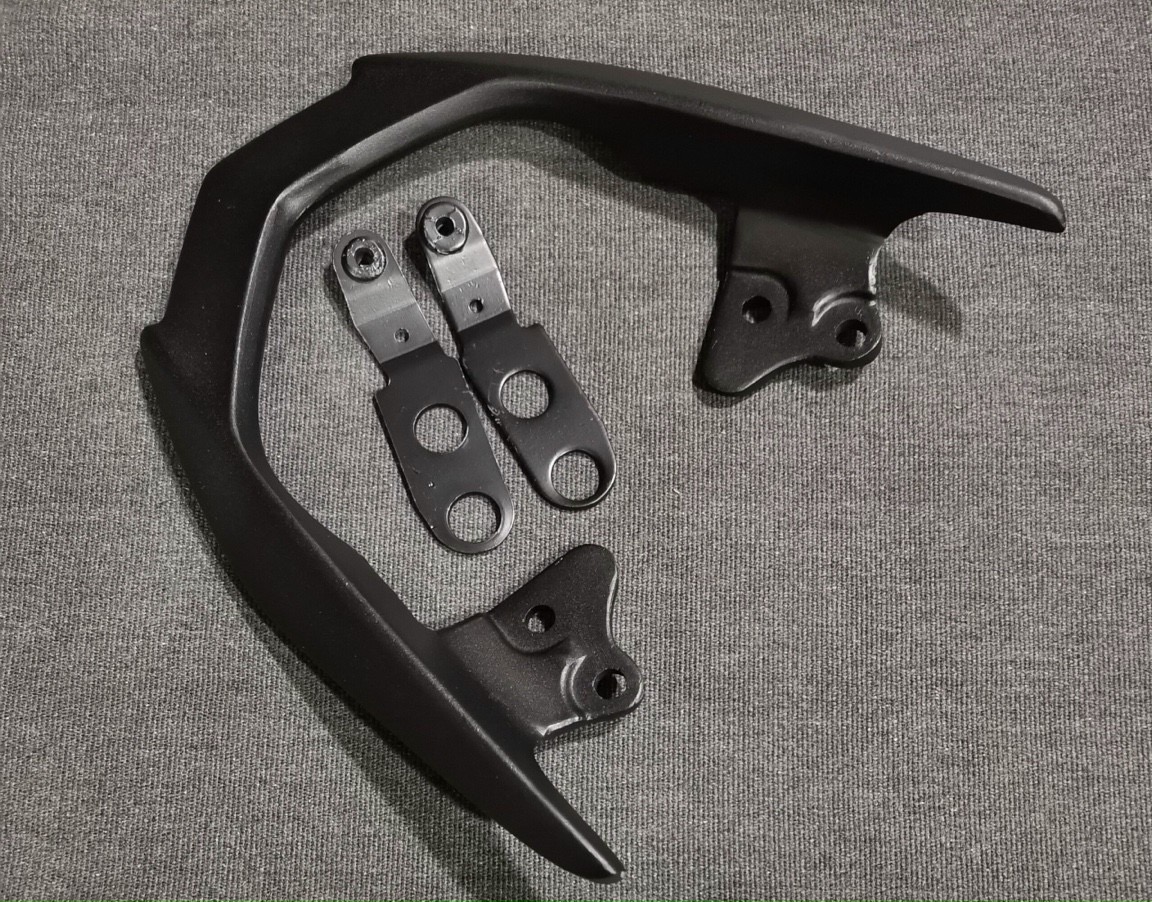 Cảng sau nhôm cnc đúc nguyên khối kiểu dáng trẻ trung gắn xe WINNER, WINNER X (màu ĐEN)