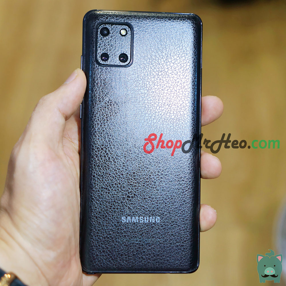 [HCM]Skin Dán Mặt Sau Lưng Vân 3D Giả Da Samsung Galaxy Note 10 Lite - S10 Lite