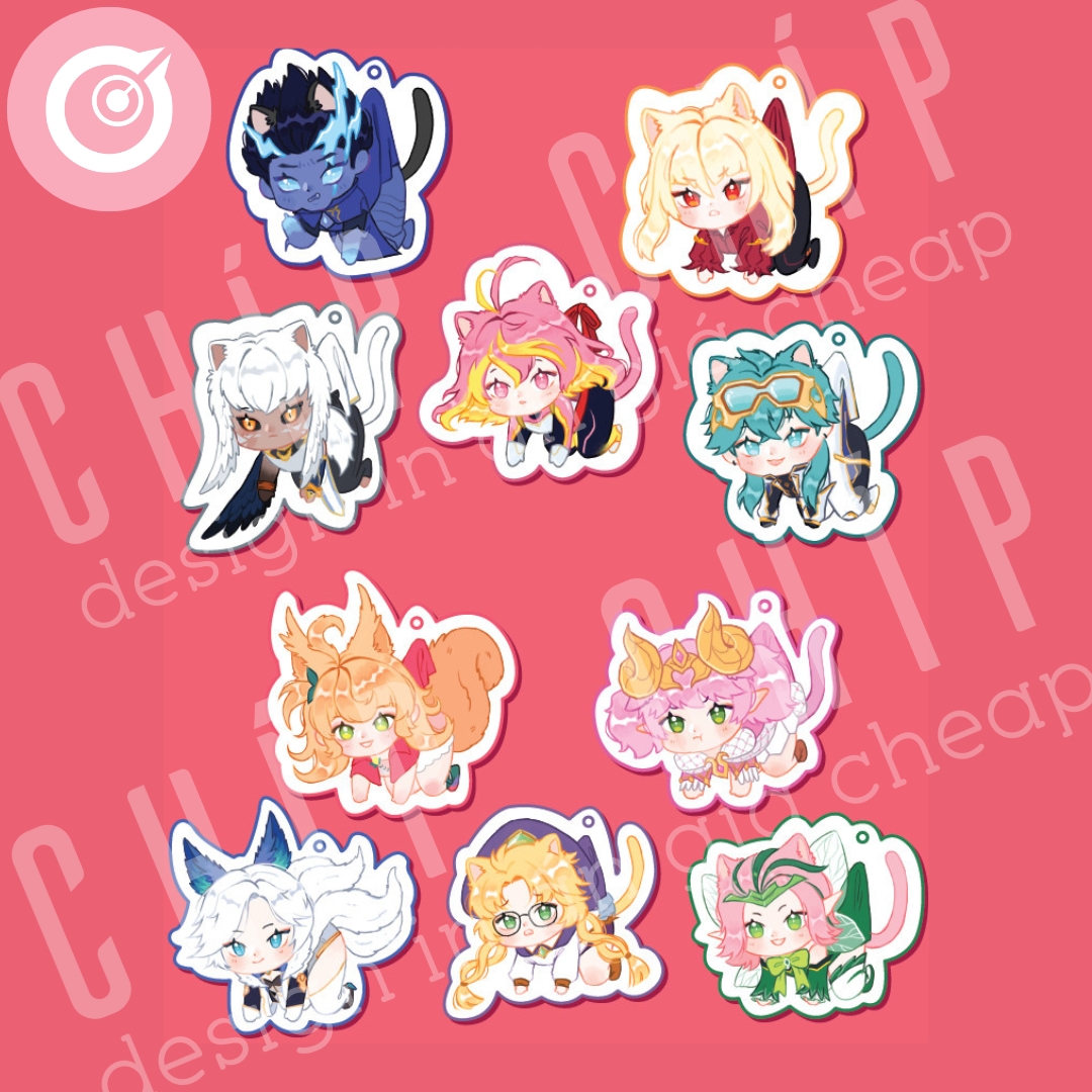 MÓC KHÓA LIÊN QUÂN CHIBI. KEYCHAIN AOV