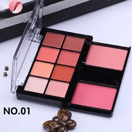 Set Phấn Mắt Má Hồng Eyeshadow And Blush OD1022 20Gr