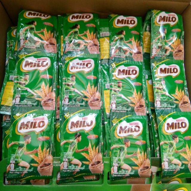 Combo 5 dây Sữa bột Milo dây 10 gói x 22g thức uống lúa mạch Nestle sữa bột ca cao hòa tan nguyên chất thơm ngon bổ dưỡng Activ Go Nestlé