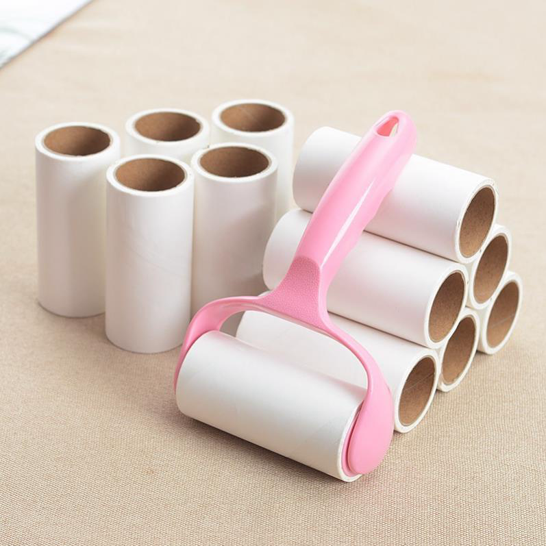 Lõi Lăn Bụi 10cm, Lõi Dự Phòng Thay Thế 40/50/60 Tờ, Sử Dụng Cho Cây Lăn Bụi Làm Sạch Quần Áo, Lông Thú, Ga Giường