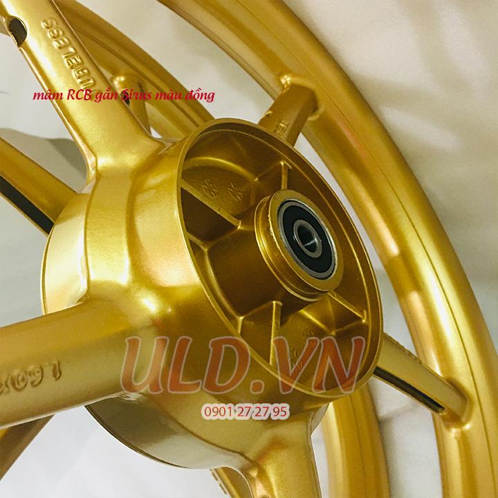 [HCM]mâm RCB zin gắn xe Sirus màu vàng đồng