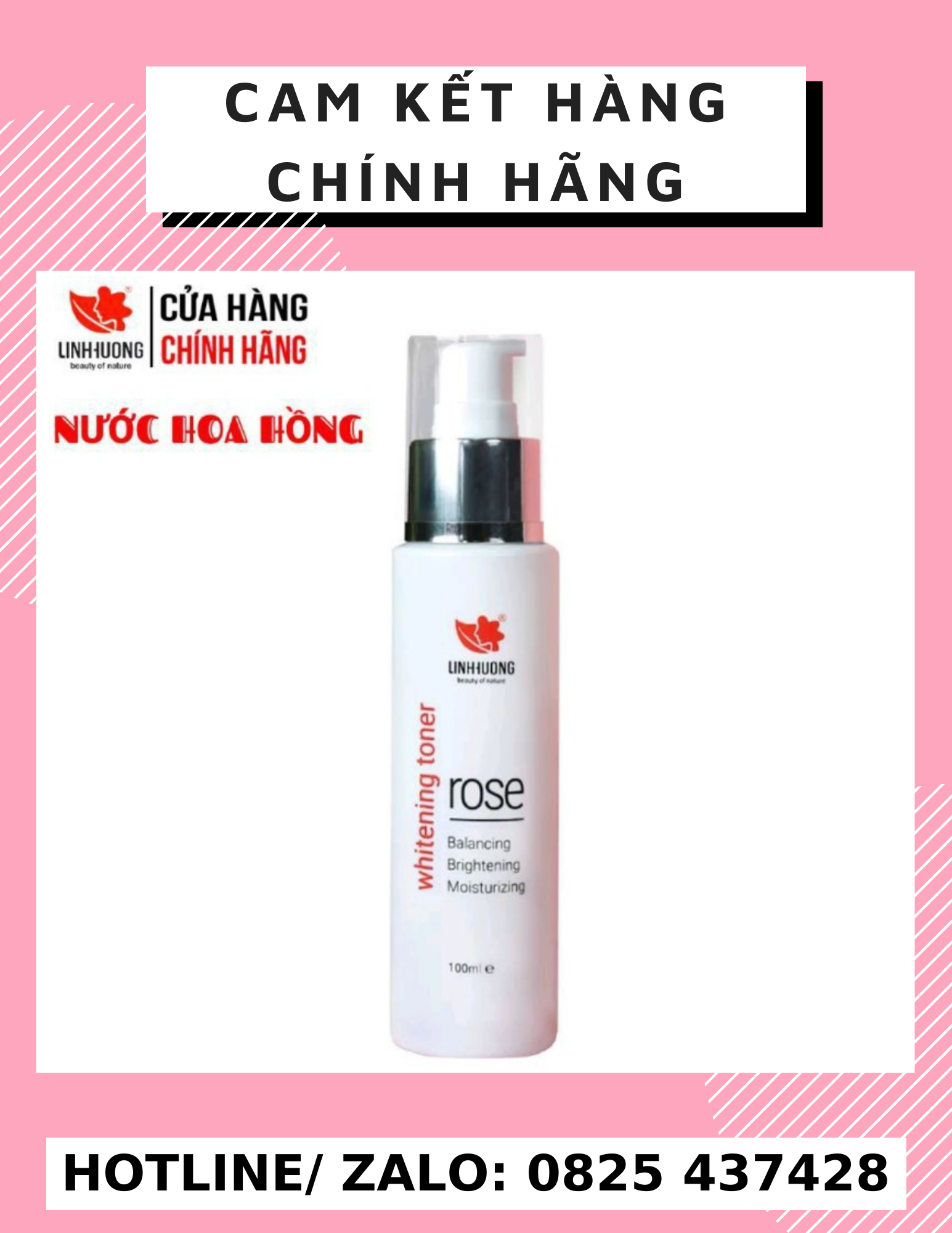 Nước hoa hồng Linh Hương