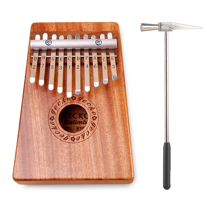 Kalimba 10 Key Thumb Piano with Tuning Hammer for Beginners C Tone
