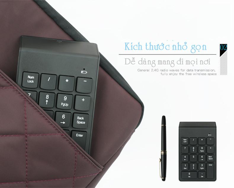 Bàn phím số không dây Bluetooth Giá rẻ