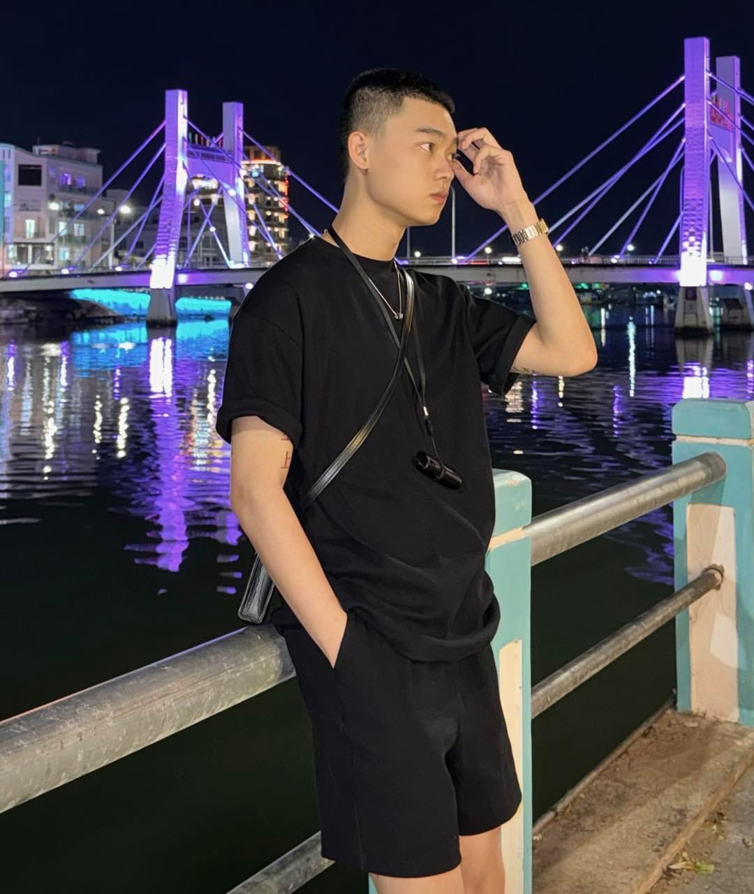 Đồ Bộ Đôi Nam Nữ Chữ B Chất da cá Chân Cua Unisex form Rộng dáng trẻ trung, Quần áo trơn Mùa Hè thao nam 2 Size - Trùm Túi A1