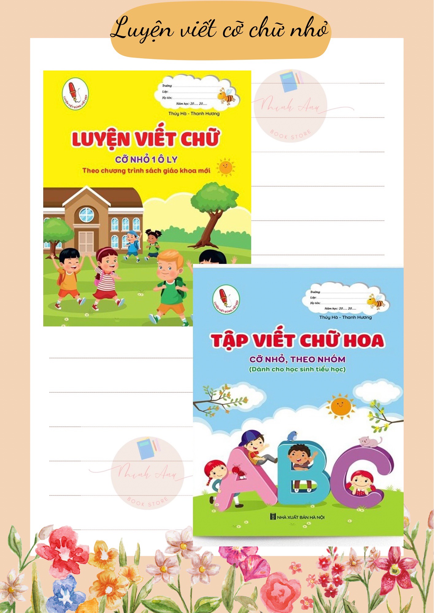 Vở tập viết chữ hoa