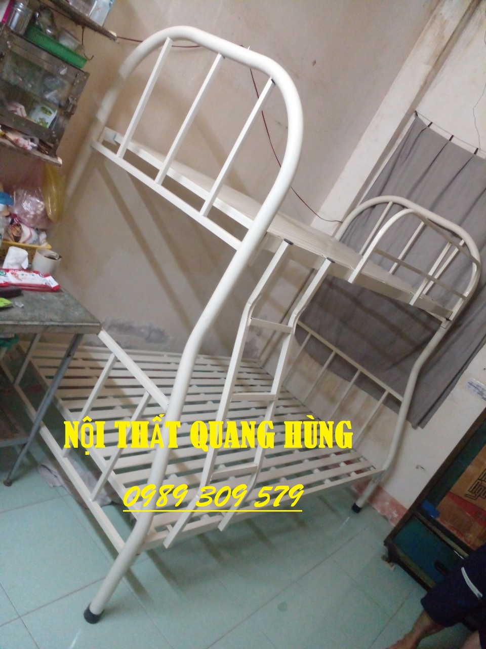 GIƯỜNG TẦNG SẮT ỐNG TRÒN CAO CẤP HCM