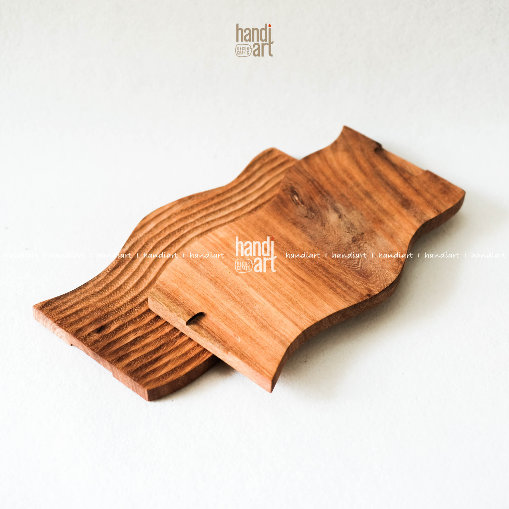 Khay thớt gỗ đỏ trang trí, decor food