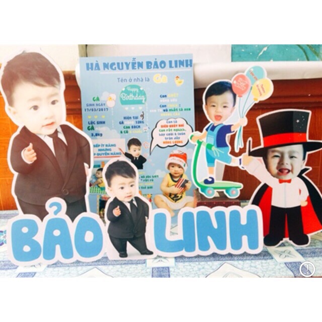 Chibi bé kèm tên