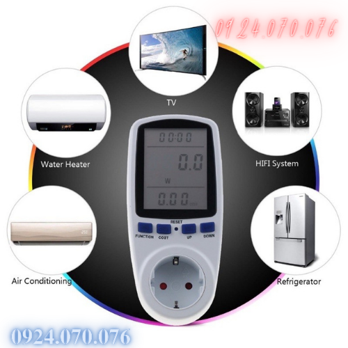 Ổ cắm đo công suất - Đo chỉ số điện , công suất tiêu thụ