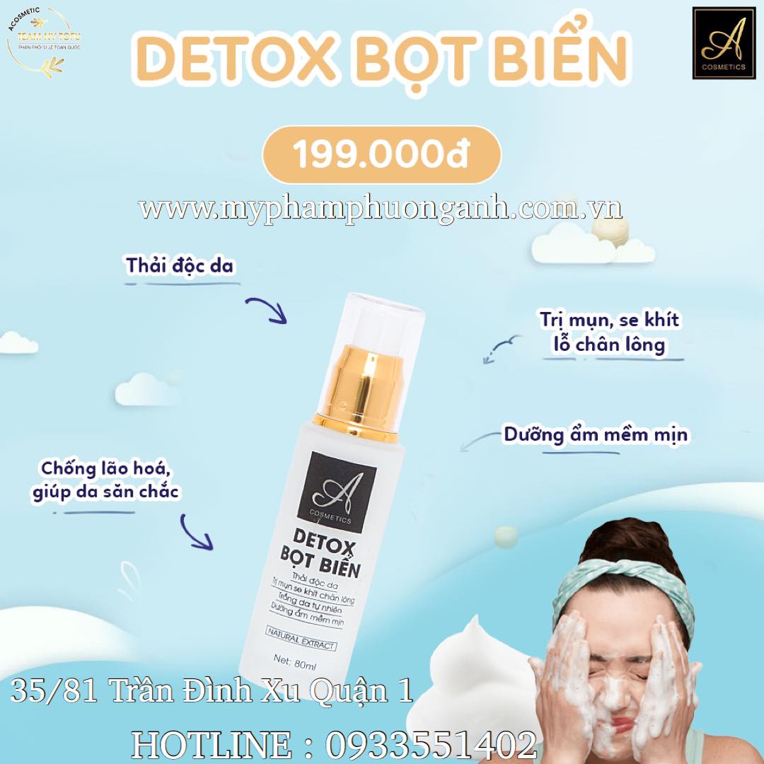 [100% Chính Hãng] detox bọt biển A cosmetics