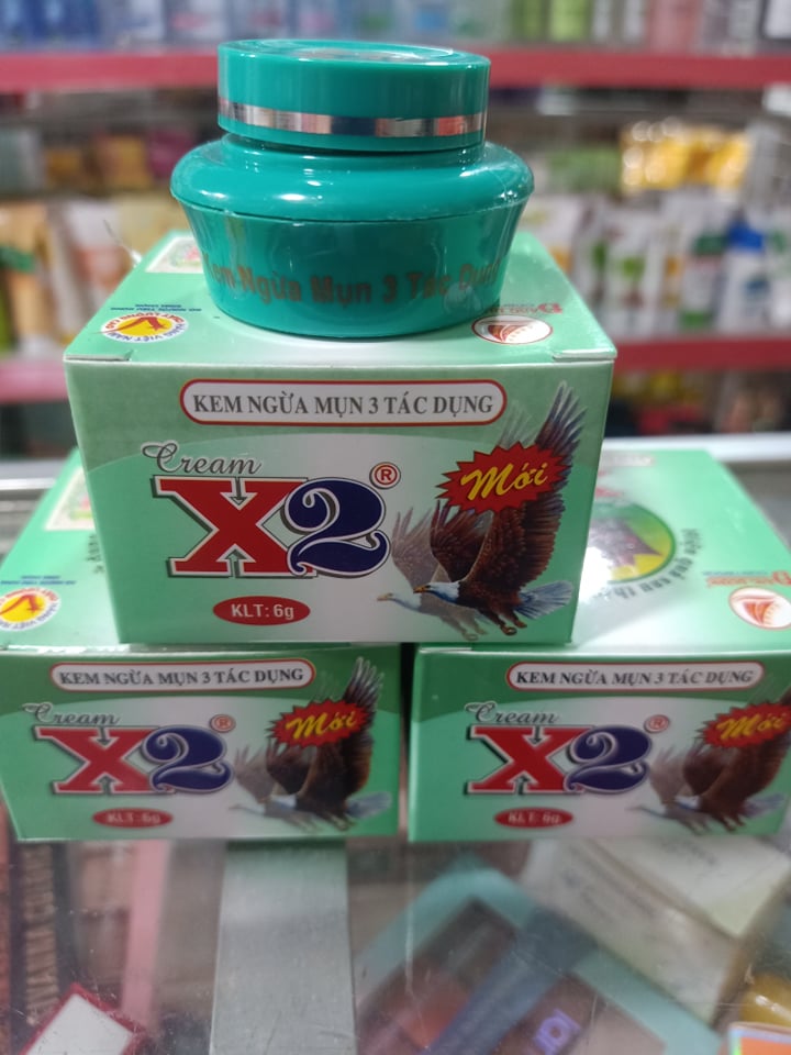 kem x2 ngừa mụn 3 tác dụng 6g