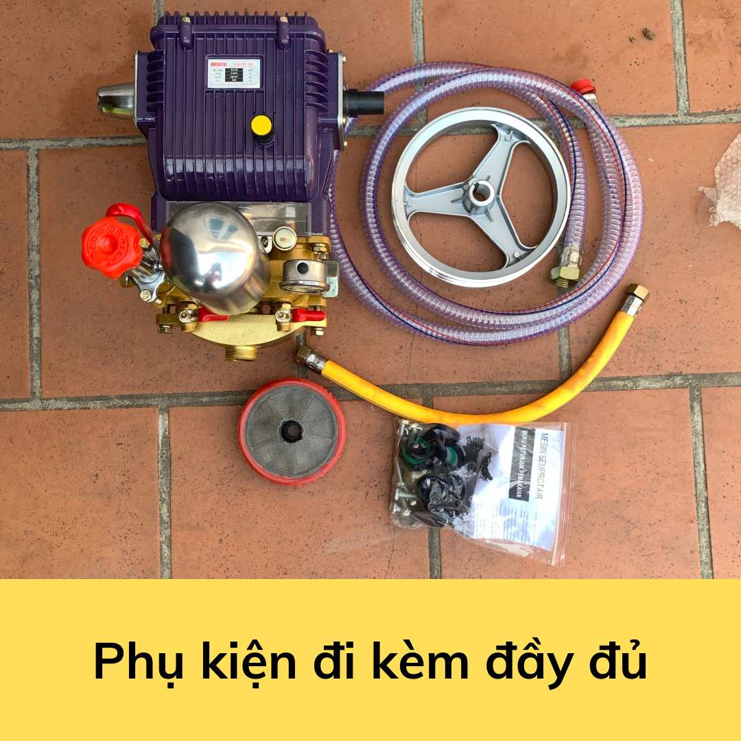 Đầu rửa xe, phun thuốc 2HP HUSSTIL