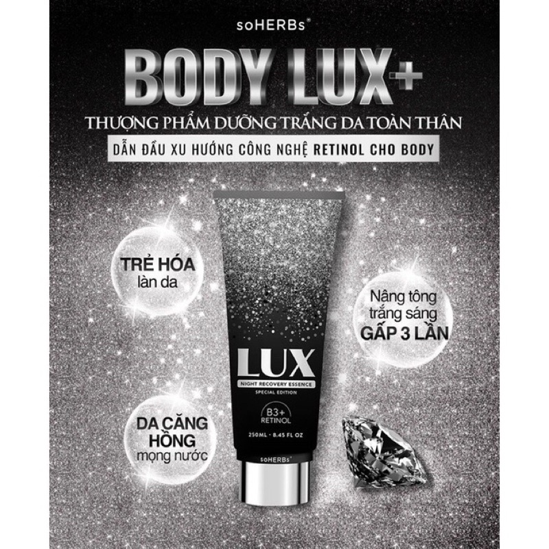 [Chính hãng 100%] Kem body lux+ soHERBs căng mịn da