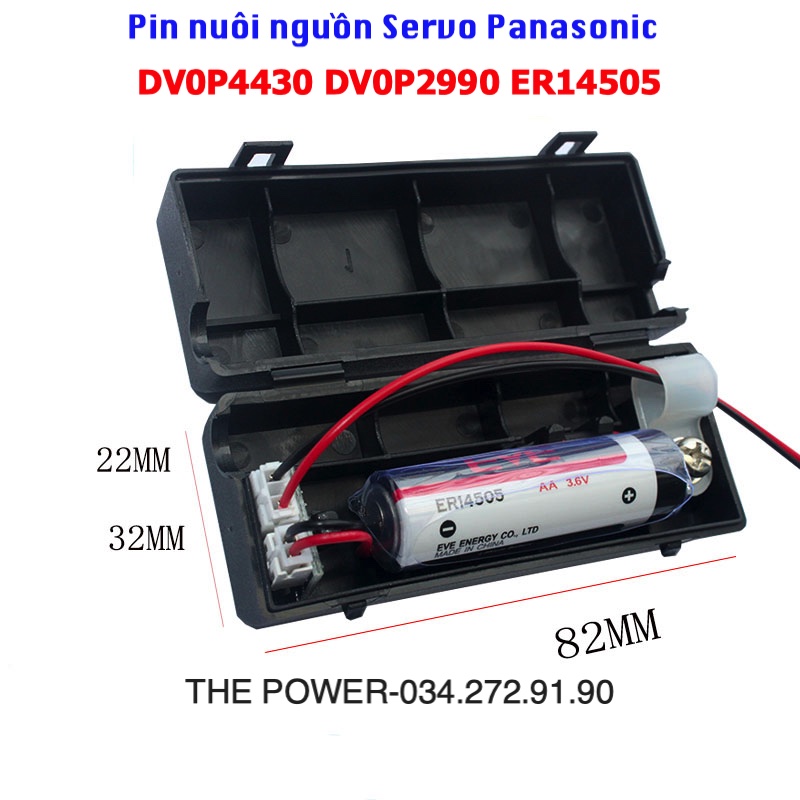 Pin nuôi nguồn Servo AC Encoder DV0P4430 DV0P2990 ER14505