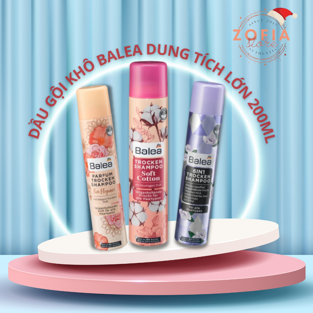 Dầu gội khô Balea Đức dung tích lớn 200ml