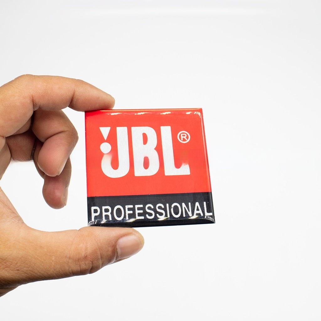 Logo Loa JBL Professional 6x6cm Dán Loa ( giá 1 đôi )