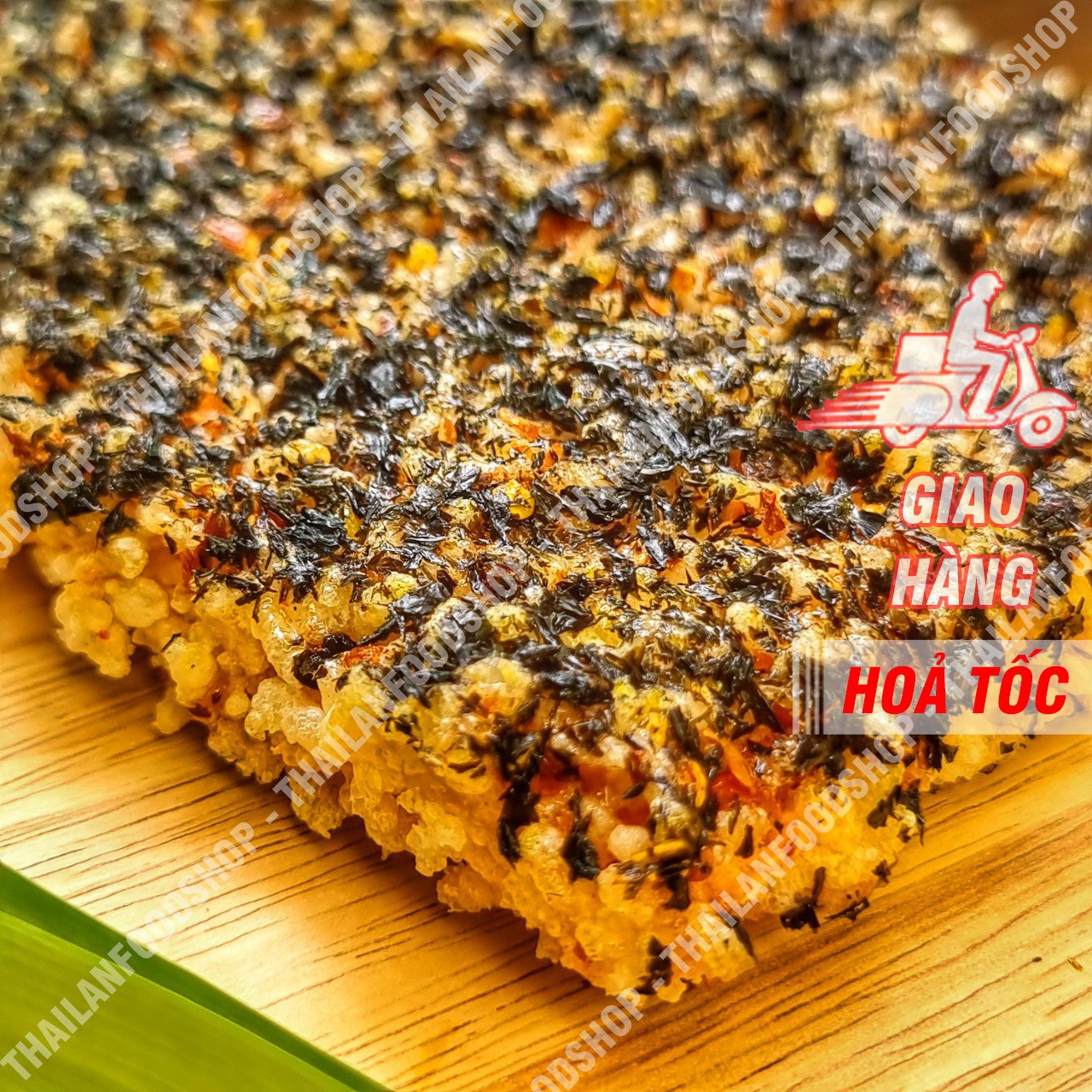 Cơm Cháy Rong Biển Chay Siêu Siêu Ngon (Cơm Cháy Chay) - Túi 180gr