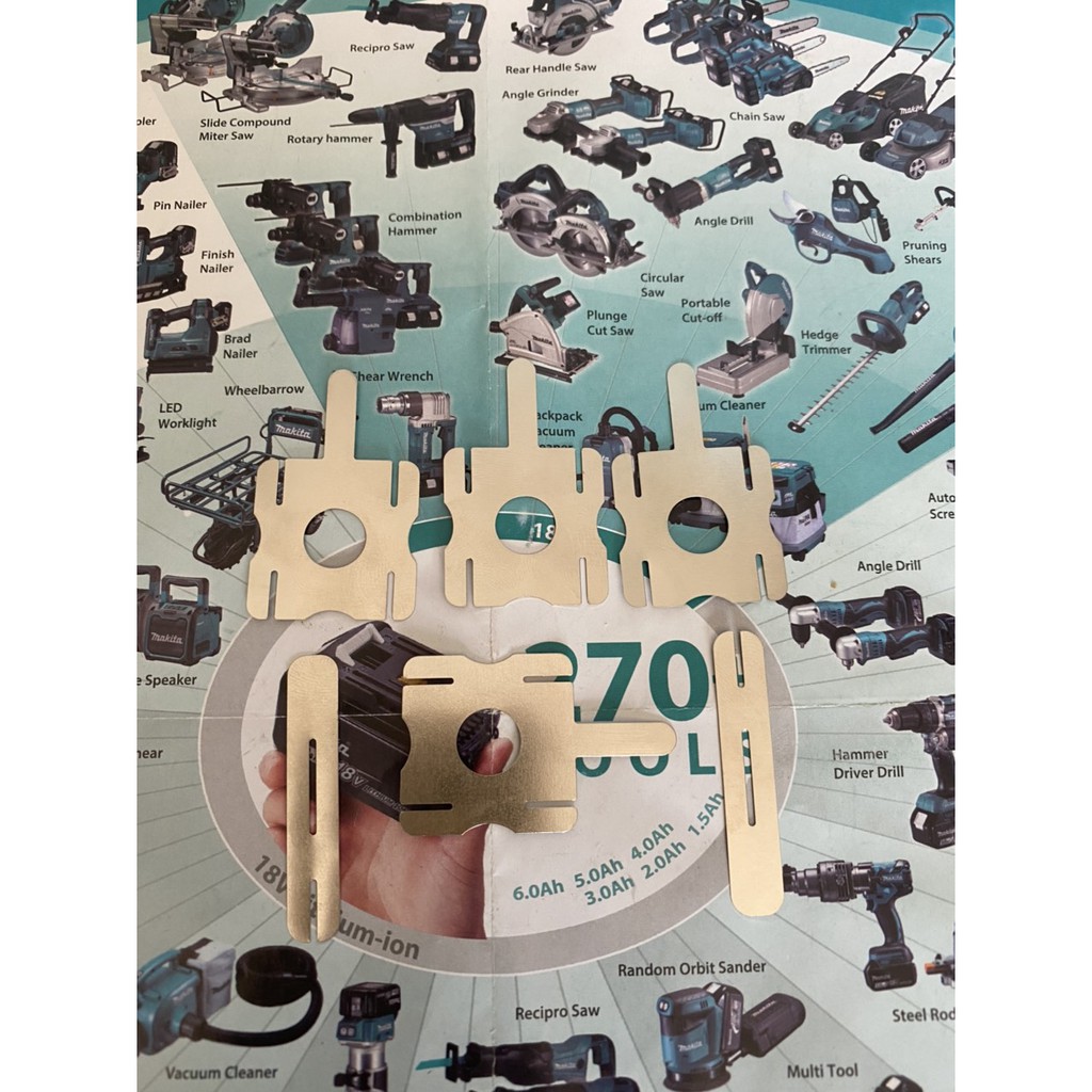 Bộ kẽm hàn cell pin 5S-2P , size 0.18mm. BN.