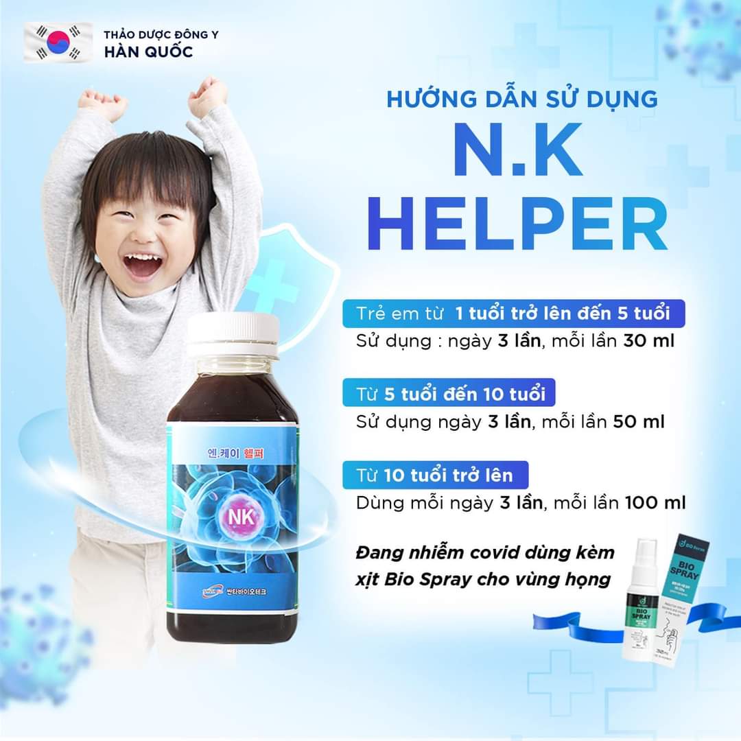 Thảo dược bổ phổi Nk helper 300ml dạng uống
