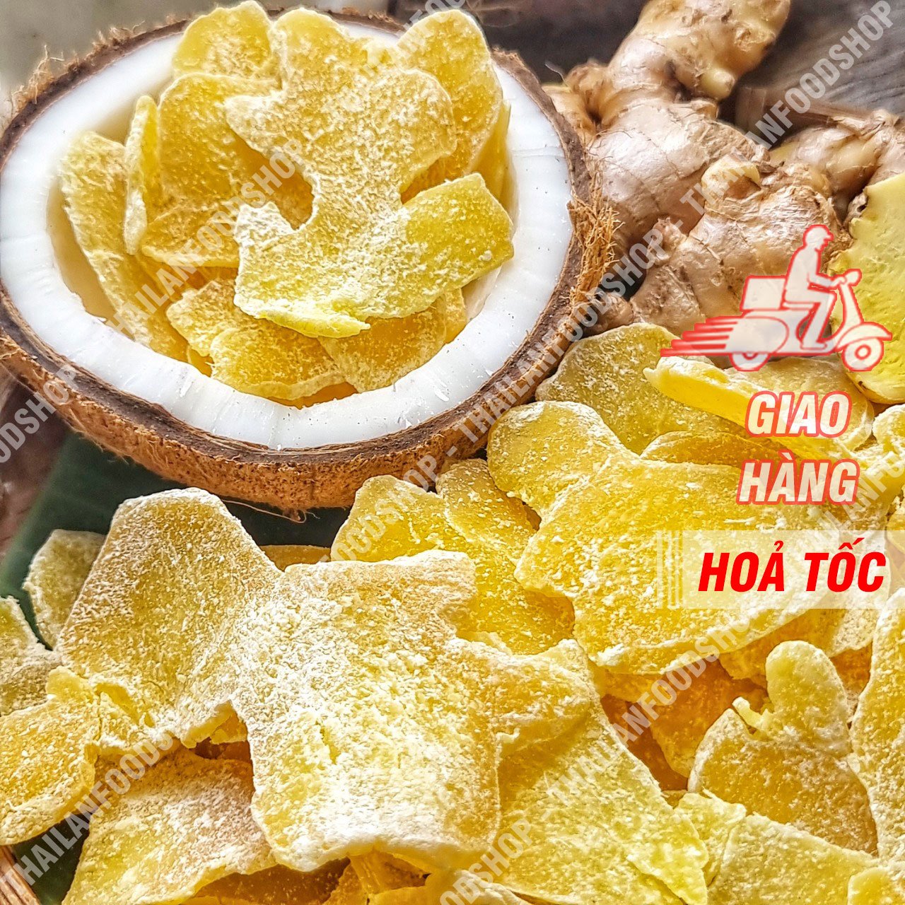 Mứt Gừng Huế - Lon 350gr