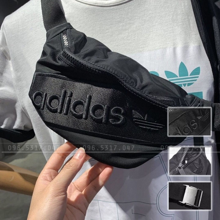 Túi đeo chéo adidas chất, logo thêu nổi cực đẹp, hàng nhập đầy đủ tem