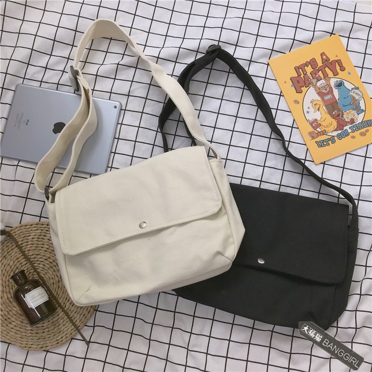 túi unisex uzzang vải canvas 100% mã 08