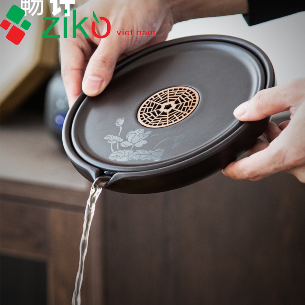 Thuyền Trà Dưỡng Ấm Tử Sa, Đế kê lót ấm chén Bakelite (phíp)
