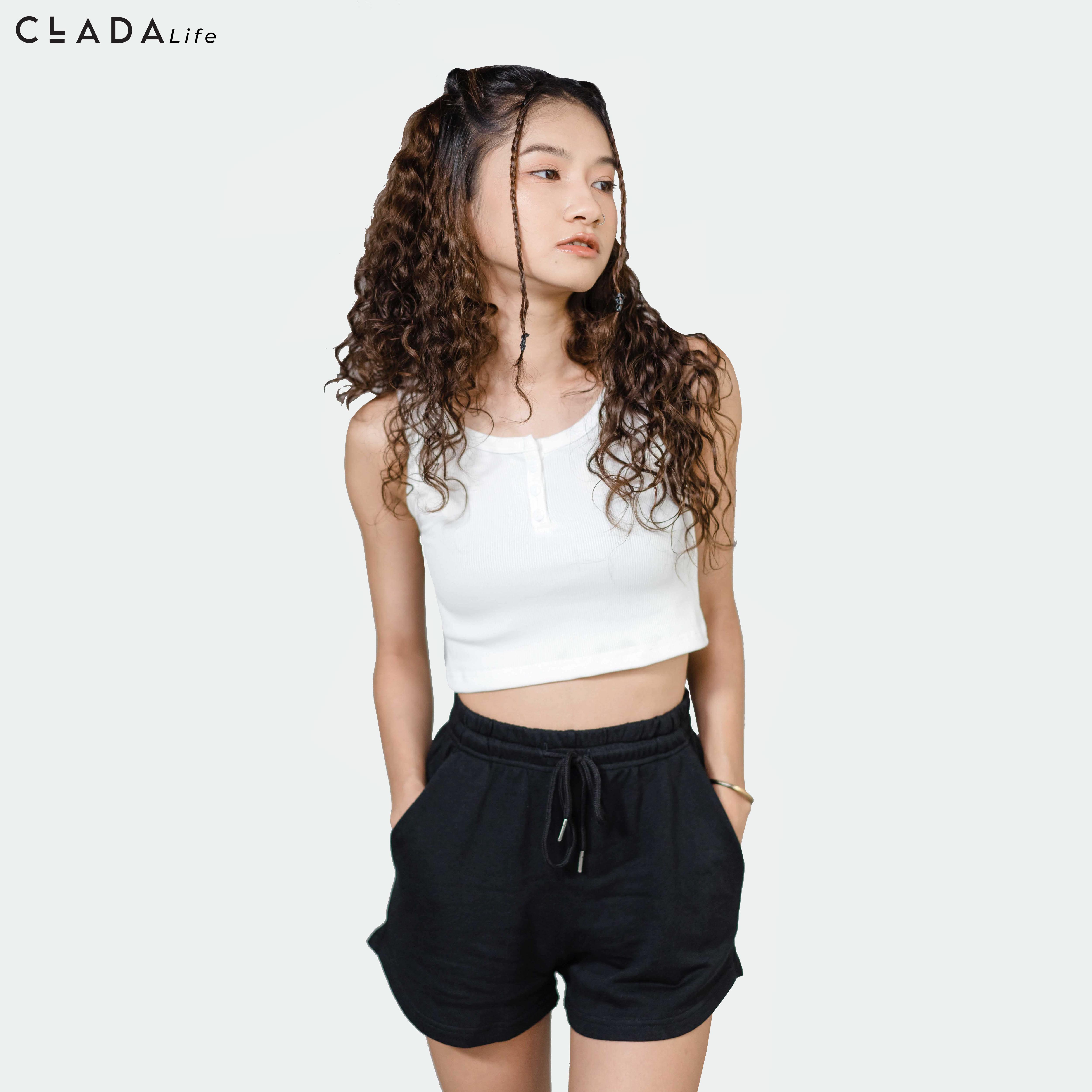 Quần short nữ thương hiệu CLADA - Đen