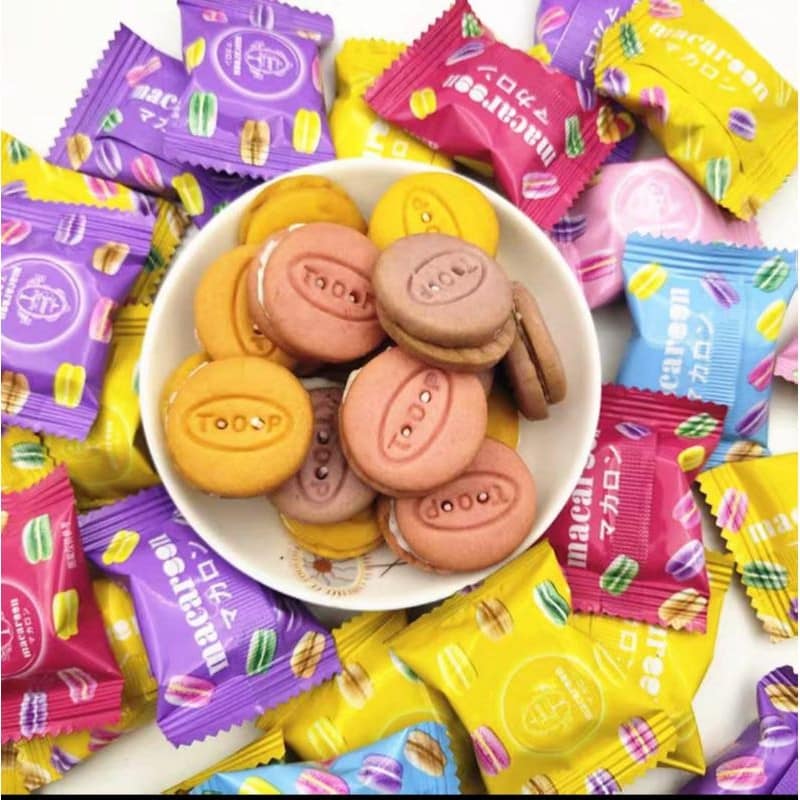 [hot] BÁNH QUY KẸP KEM MACARON ĐÀI LOAN (388gr)