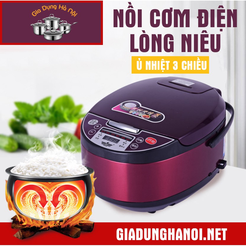 Nồi cơm điện lòng niêu thông minh ủ nhiệt 3 chiều hẹn giờ dung tích 5L