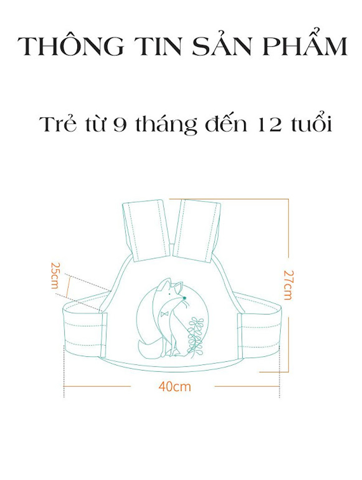 [HCM]Đai nịt an toàn cho trẻ em ngồi xe máy