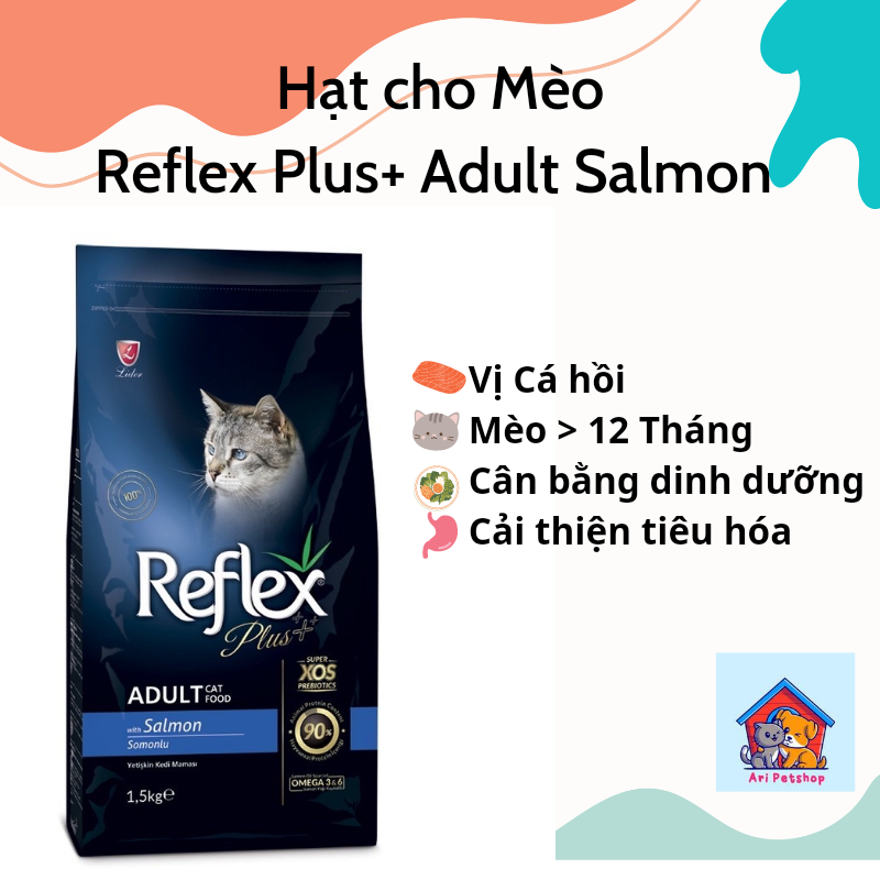 Thức ăn cho mèo Hạt Reflex Plus các loại - [Túi 1,5kg]