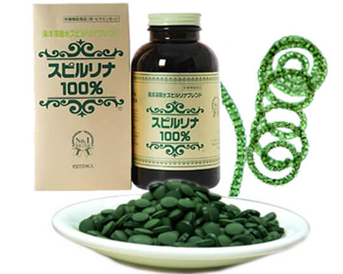 100 viên tảo xoắn Nhật Bản (uống + đắp mặt)