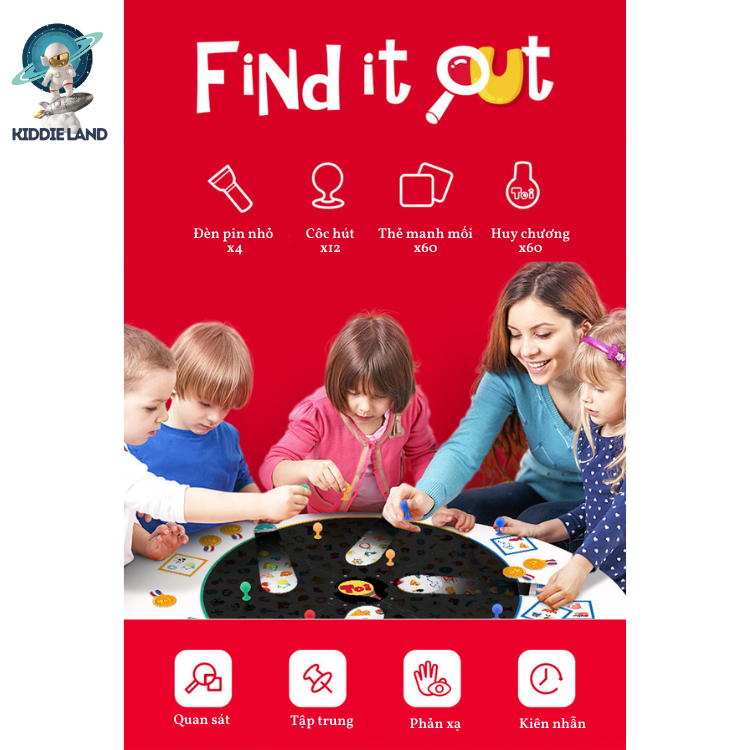 FIND IT OUT [4+] BỘ ĐỒ CHƠI TÌM ĐỒ VẬT