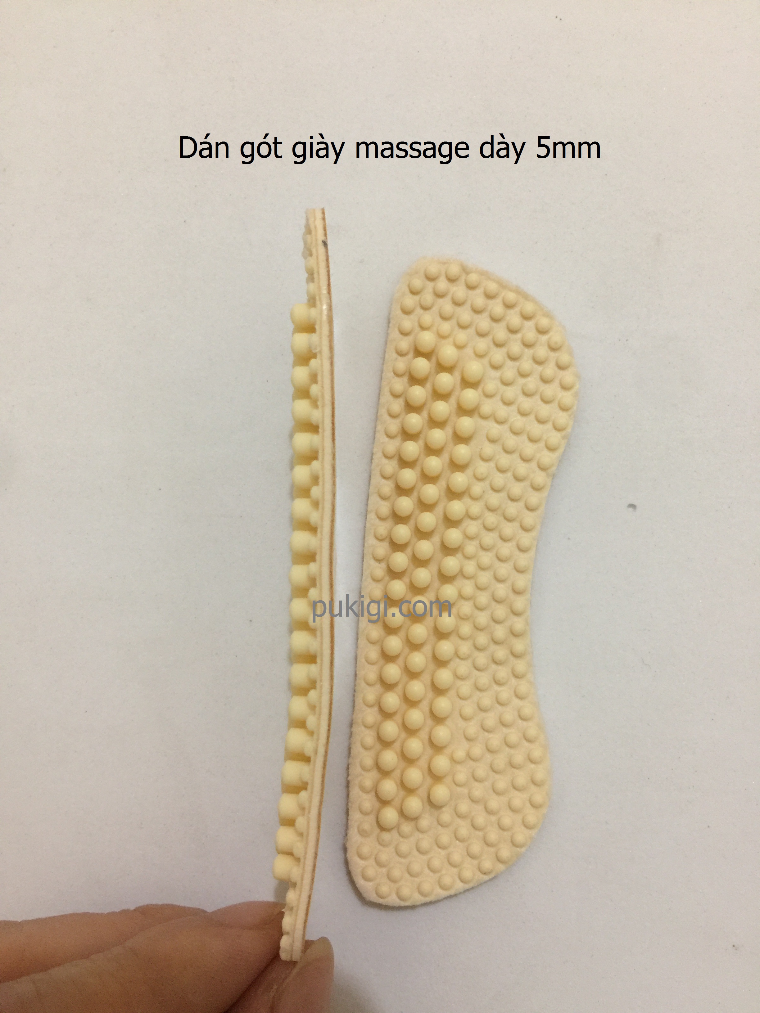 Dán gót giày siêu chắc có hạt Massage- dày 5mm
