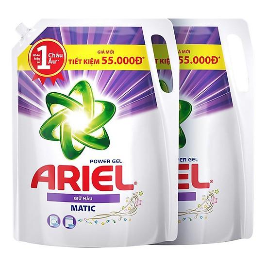 Nước Giặt Ariel túi 2,15kg Giữ màu (Tím)