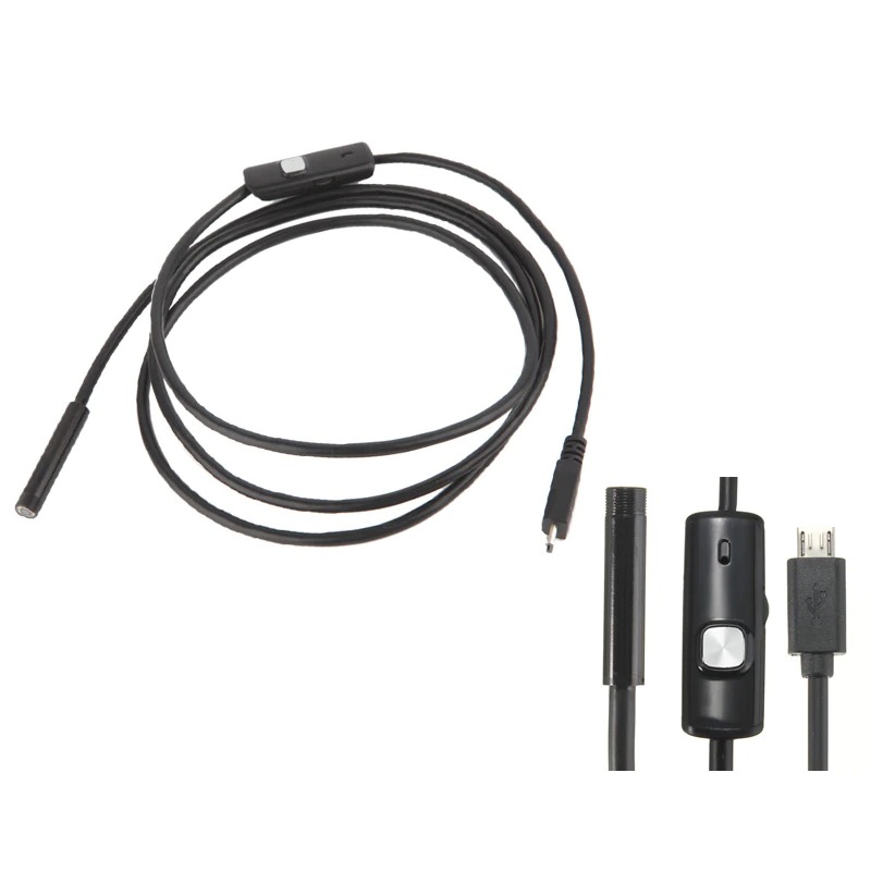 [SALE] Camera nội soi - Camera nội soi cho Android 5.5mm dài 1m - Camera Nội Soi Android Micro USB IP67 Kiểm Tra, không thấm nước