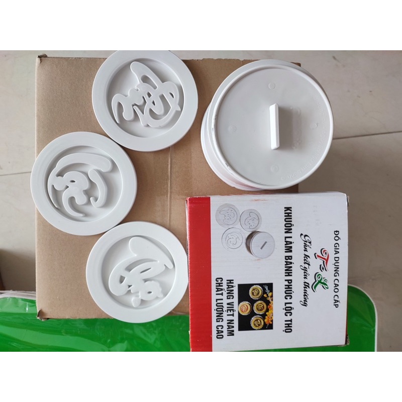 Khuôn xôi Phúc Lộc Thọ 3 chữ