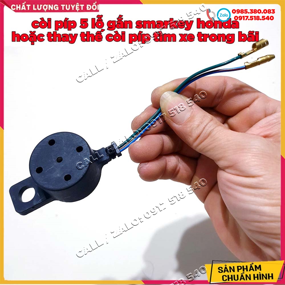 Còi chip 5 lỗ cho smartkey honda
