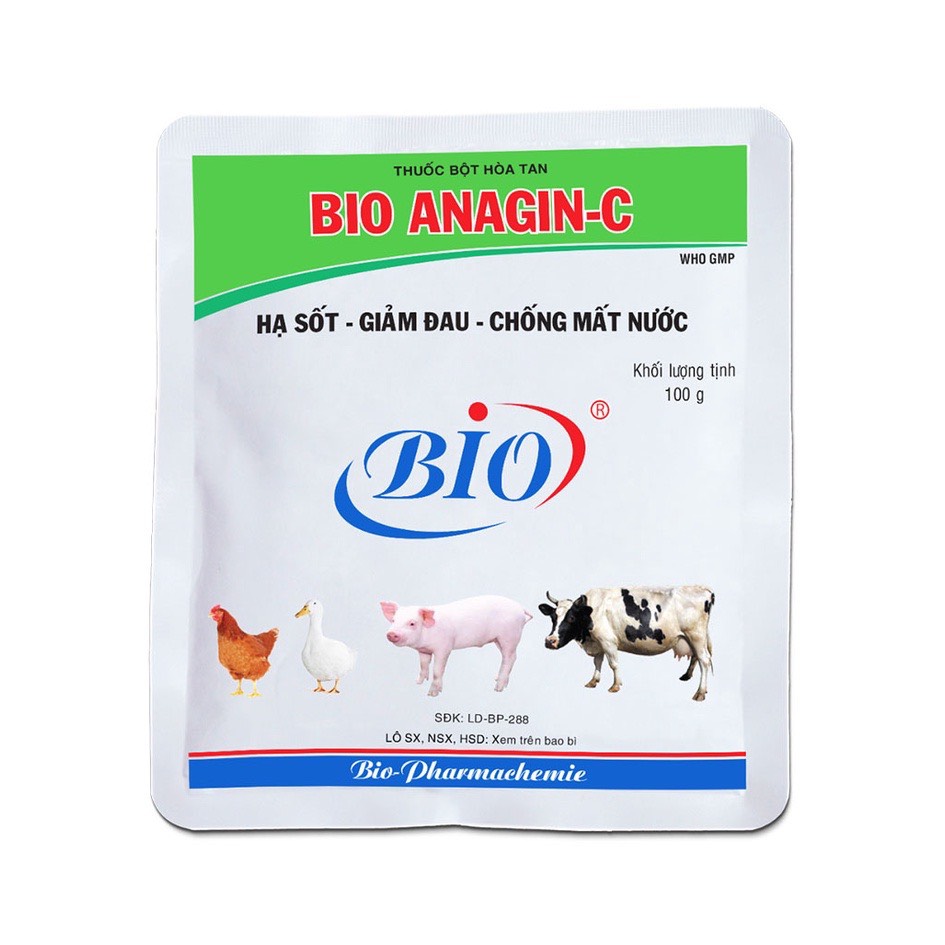 Bio anagin-c hạ sốt - giảm đau - chống mất nước