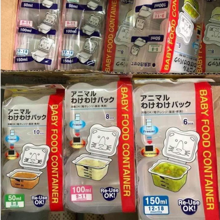 KHAY TRỮ ĐÔNG ĐỒ ĂN DẶM CHO BÉ RICHELL NHẬT