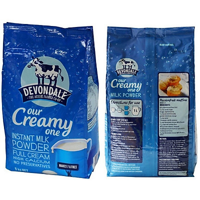 Sữa bột Úc DEVONDALE FULL CREAM gói 1 KG