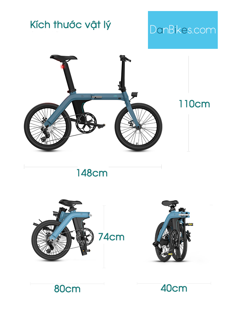 XE ĐẠP ĐIỆN GẤP GỌN CAO CẤP FIIDO D11