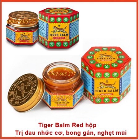 Dầu Cù Là Con Hổ Đỏ Tiger Balm Thái Lan 19,4gr