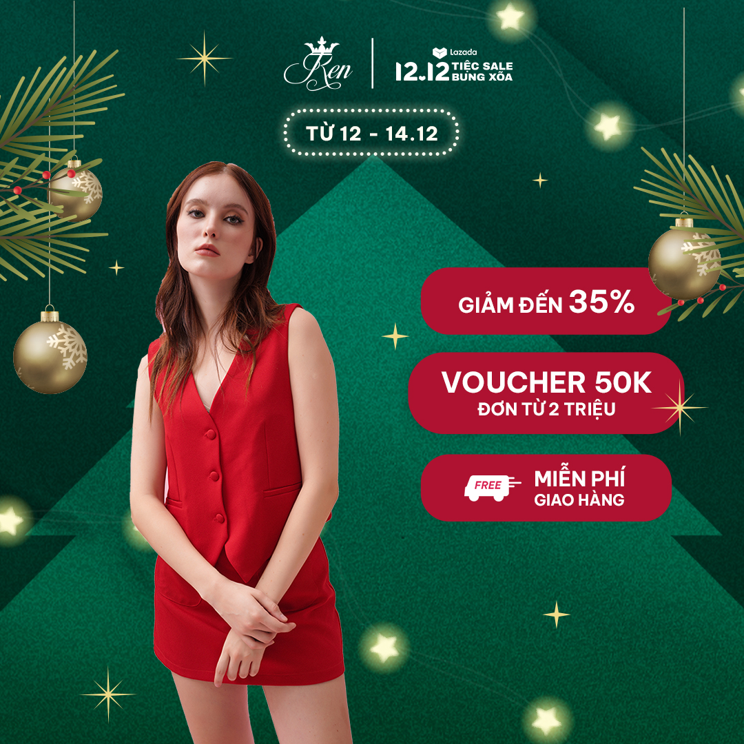 REN BY TEE - Áo Gilet Cổ V Sát Nách