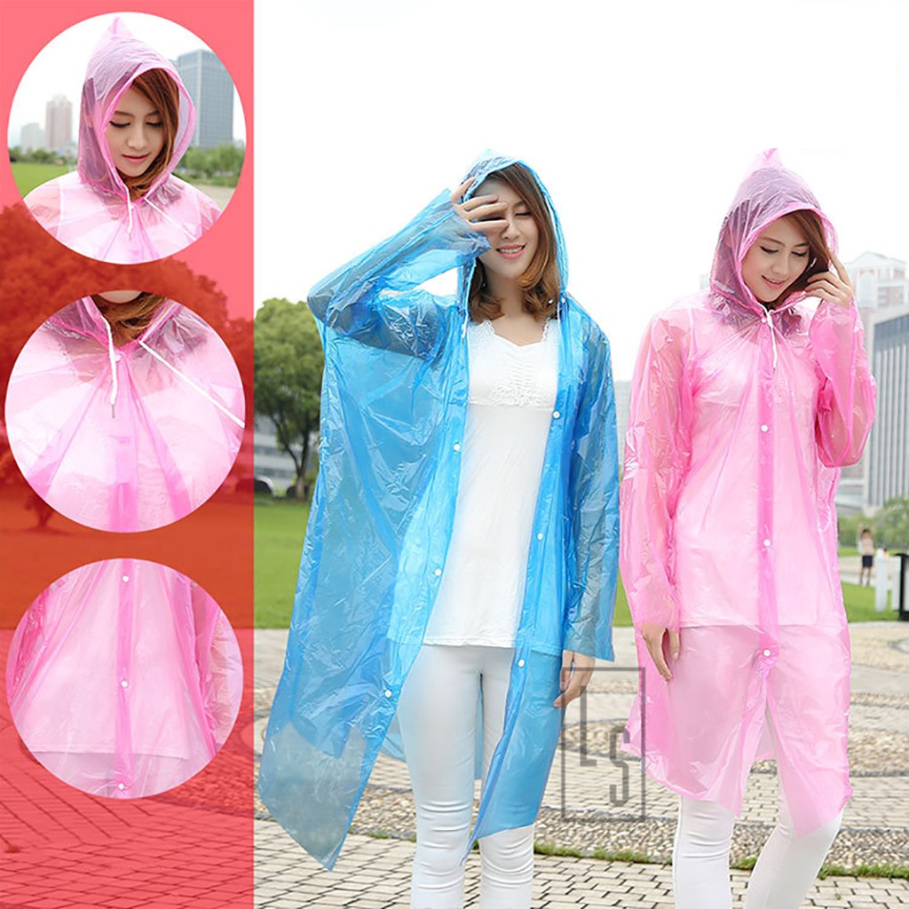 Áo khoác mưa thời trang - áo mưa khoác nhiều màu thời trang