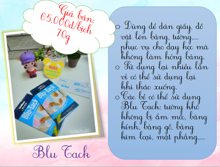 BLUTACK đất sét dính tiện dụng